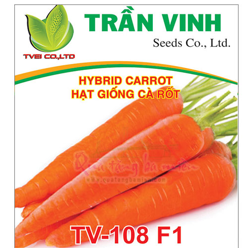 Hạt giống Cà rốt Hàn Quốc (TV-108 F1) - 50Gr