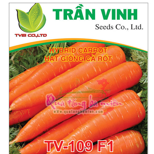 Hạt giống Cà rốt Hàn Quốc (TV-109 F1) - 50Gr