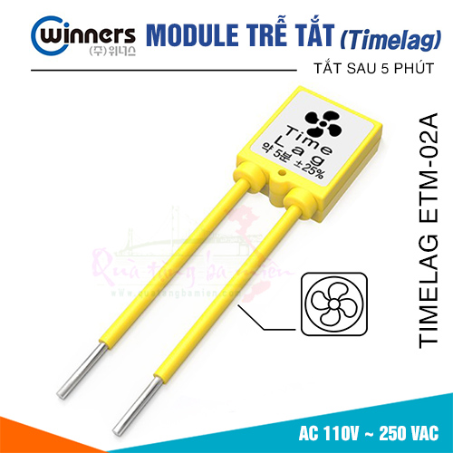 Bộ Tạo Trễ Tắt Thiết Bị Điện Hàn Quốc - Timelag Winners 5 phút