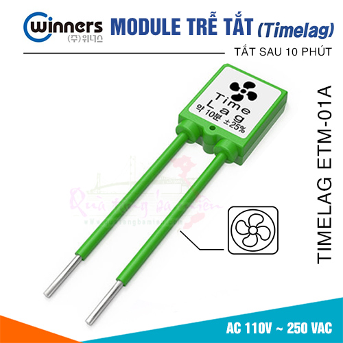 Bộ Tạo Trễ Tắt Thiết Bị Điện Hàn Quốc - Timelag Winners 10 phút