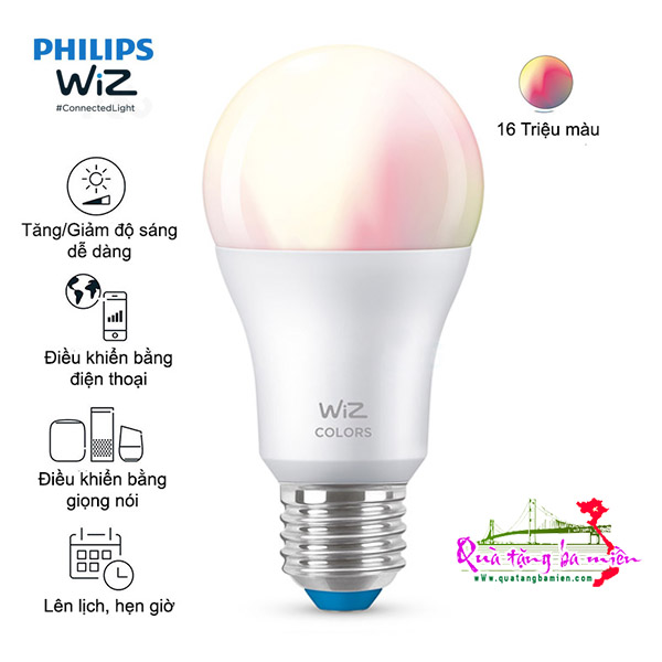 Bóng đèn Philips WiZ Tunable White + Color 9W E27