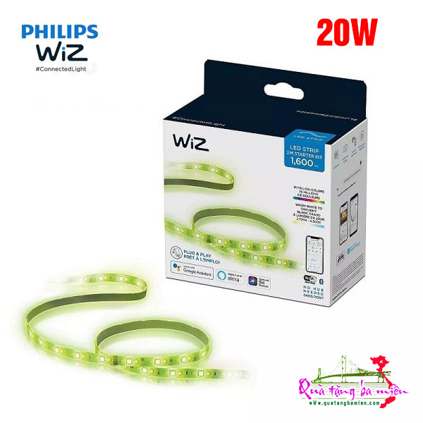 Đèn LED dây WiZ led strip 2m Starter Kit (kèm bộ nguồn Philips)