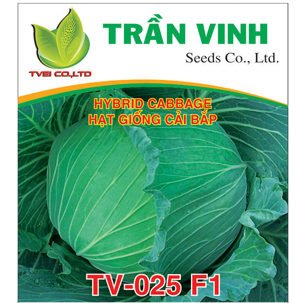 Hạt giống Bắp cải Đài Loan (TV-025 F1) - 10Gr